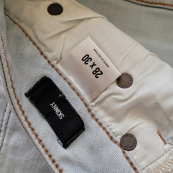 NWOT Express jeans 28 x 30 - Picture 4 of 4